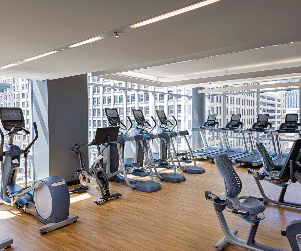 Fitness Center Cardio | theWit Hotel - A Hilton Hotel