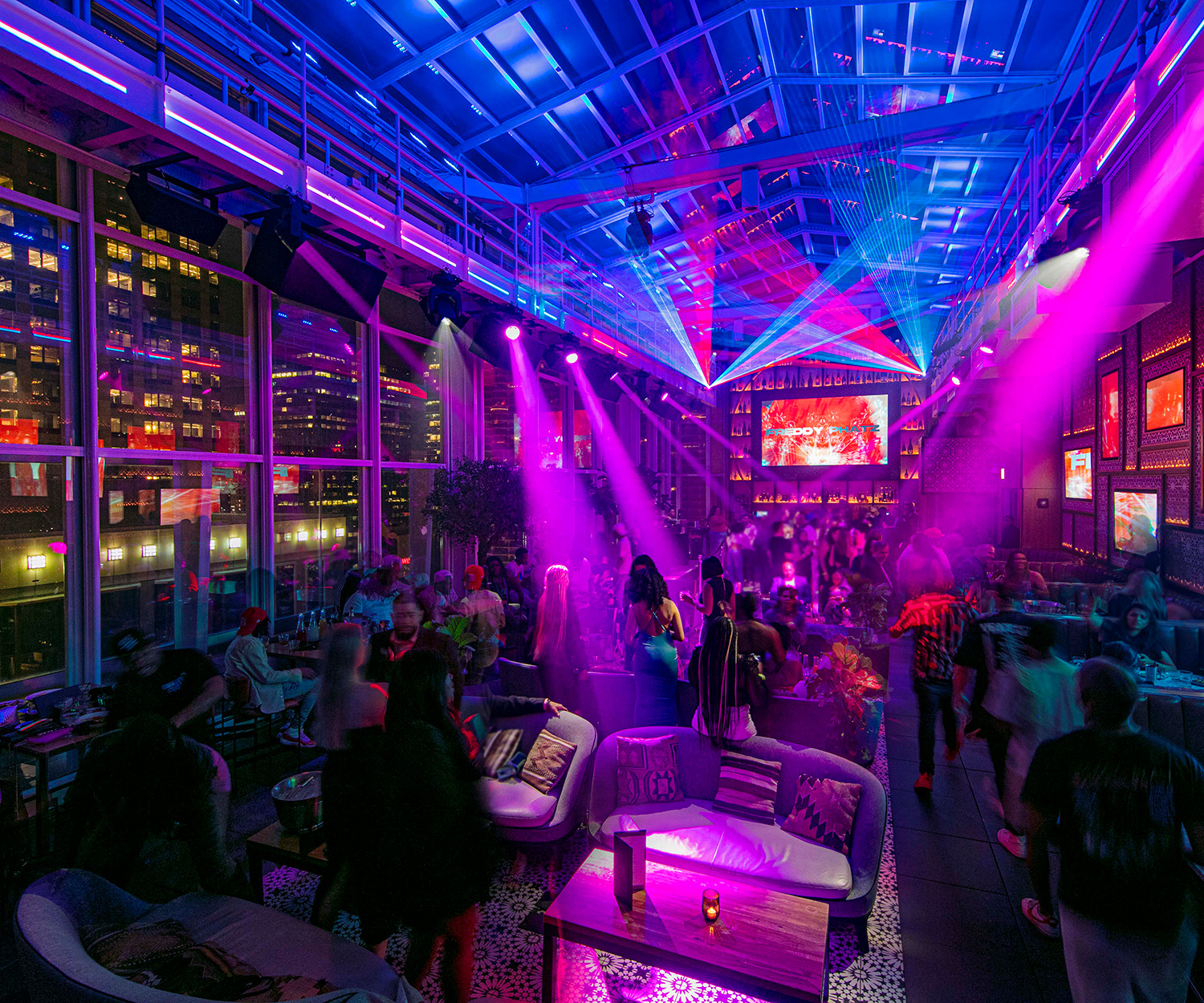 Chicago Rooftop Bar at theWit Hotel Chicago in Downtown Loop