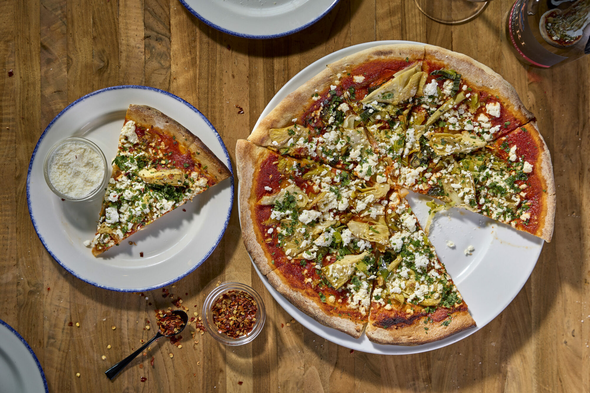 Roof Spring Vegetable Pizza